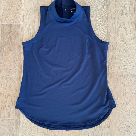 Peter Millar Tops - Peter Millar Womens Scottie Mock Neck Sleeveless top Navy Medium